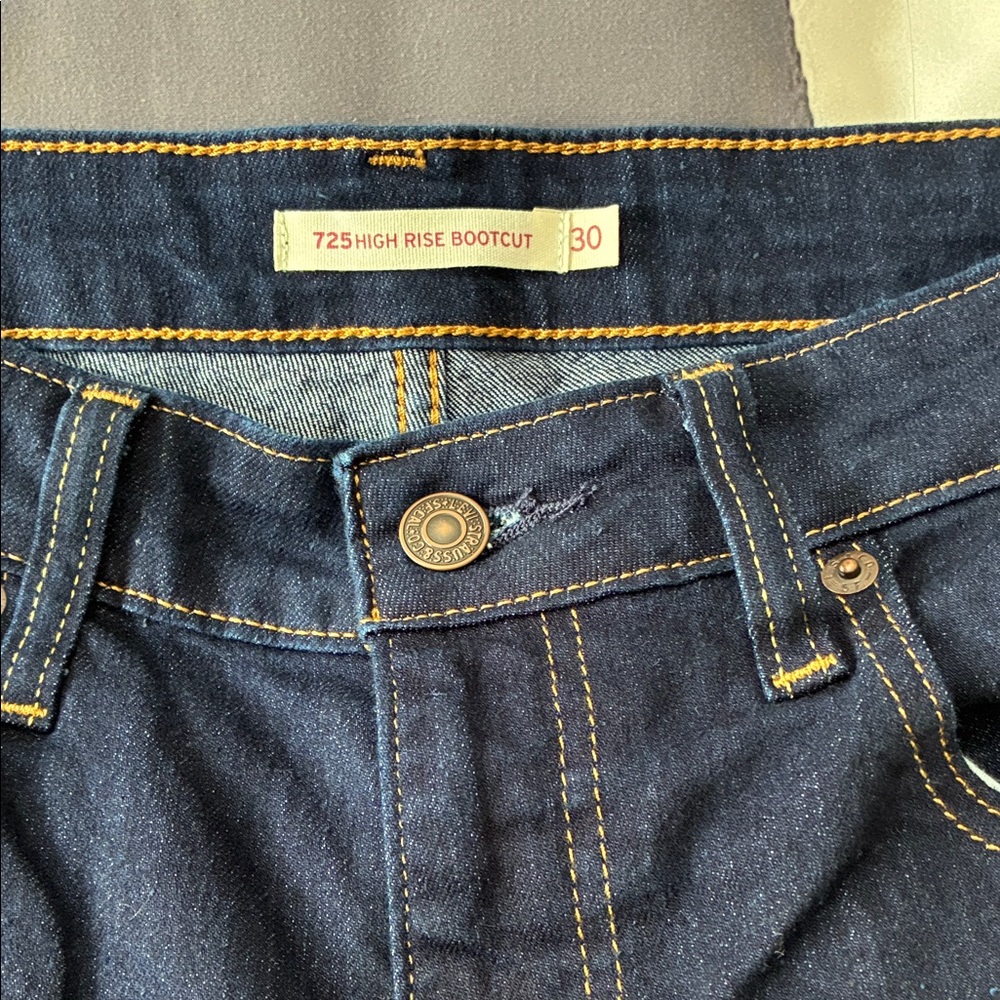 Levi's Dark Blue Bootcut Jeans